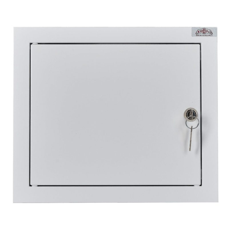 Modular electrical distribution board | enclosure | 3 modules | with lock | 320x275x120mm | flush-mounted | steel | IP31 Modular electrical distribution board | enclosure | 3 modules | with lock | 320x275x120mm | flush-mounted | steel | IP31