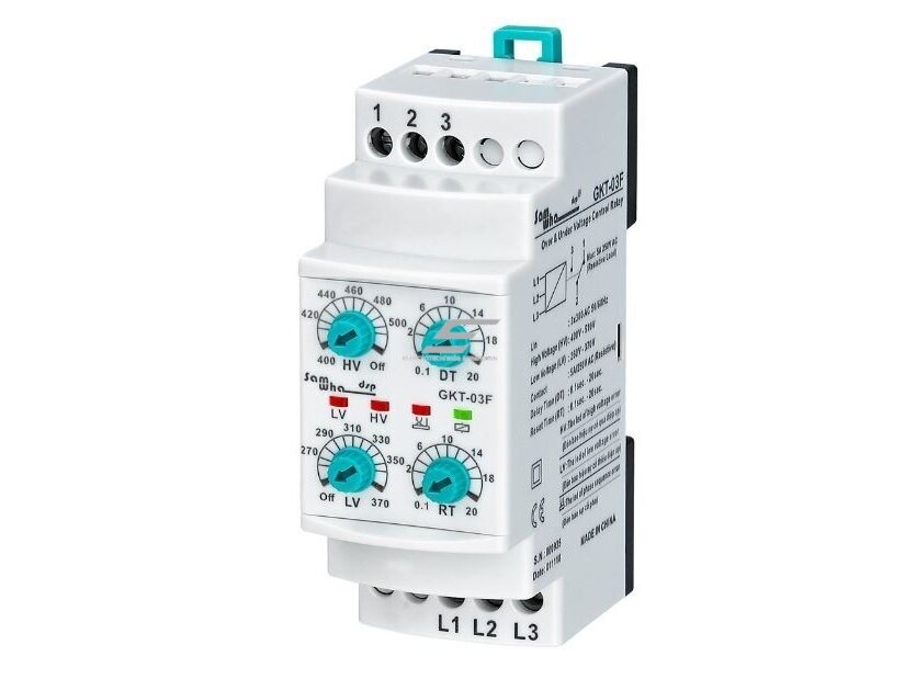Modulinė | skaitmeninė | įtampos kontrolės | fazių sekos apsaugos relė | 3x380V | 260-370V | 400-510V | DIN Modulinė | skaitmeninė | įtampos kontrolės | fazių sekos apsaugos relė | 3x380V | 260-370V | 400-510V | DIN