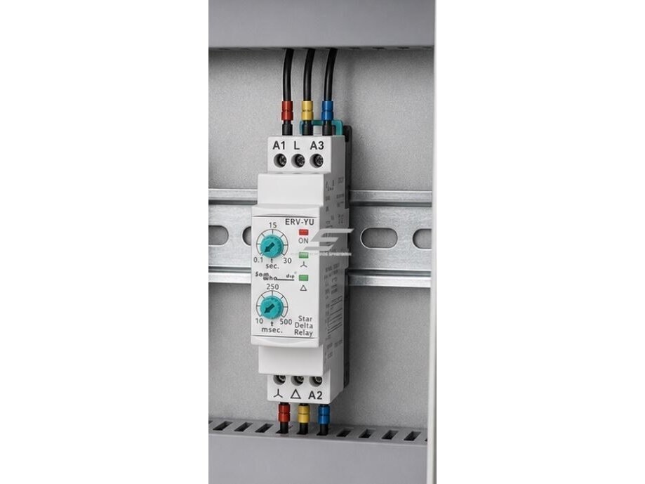 Modulinė laiko relė | laikmatis | trifaziam variklio paleidimui | 0,1-30s | 1-500ms | 5A | 150-260VAC/24VAC/DC | DIN 5