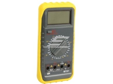 Multimetras su talpos | įtampos | diodų tikrinimu | 0,1mV-600V | AC/DC | 1-10A | IP20 | IEK | PROFESSIONAL | MY61 | TMD-5S-061 | 4606056238853 Multimetras su talpos | įtampos | diodų tikrinimu | 0,1mV-600V | AC/DC | 1-10A | IP20 | IEK | PROFESSIONAL | MY61 | TMD-5S-061 | 4606056238853