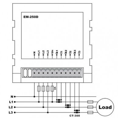 Panel | Digital Multimeter | with 3 Current Transformers (CT) | Current | Voltage | Frequency Meter | 3F | 10-250A | 1-500VAC 2 Panel | Digital Multimeter | with 3 Current Transformers (CT) | Current | Voltage | Frequency Meter | 3F | 10-250A | 1-500VAC 2