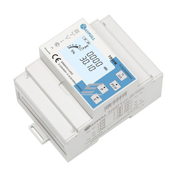 Three-phase energy meter | 100 A | 3×230/400 V | LCD display | RS485 Modbus RTU | MID | DIN | Rayfull TD50MMID 2