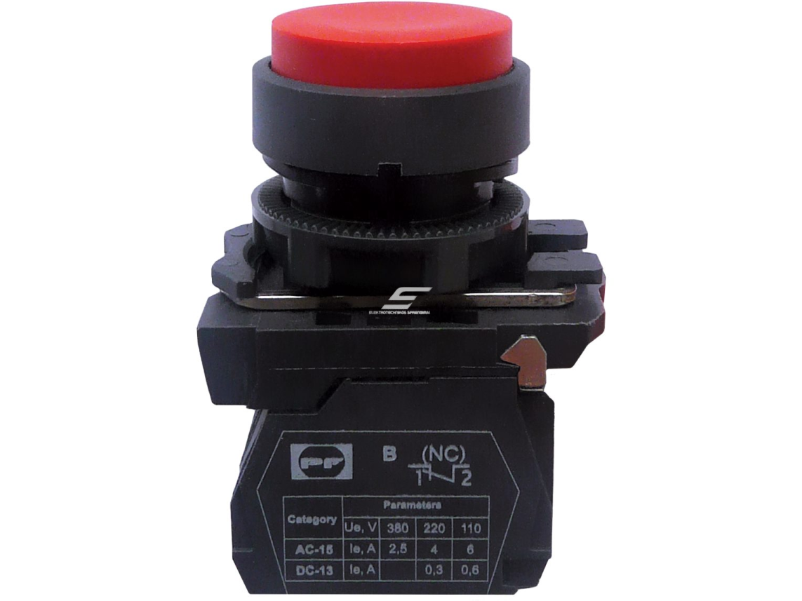 Mygtukas | STOP | 22mm | 1NC | raudonas | plastikinis | IP40 | Promfactor Baltic | FP PCPB r Stop Pl | 4779040158397 Mygtukas | STOP | 22mm | 1NC | raudonas | plastikinis | IP40 | Promfactor Baltic | FP PCPB r Stop Pl | 4779040158397