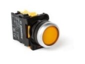 Mygtukas | 22mm | 24V | 1NO | geltonas | su pašvietimu | PB0-AW35B5 Mygtukas | 22mm | 24V | 1NO | geltonas | su pašvietimu | PB0-AW35B5