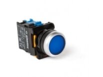 Mygtukas | 22mm | 24V | 1NO | mėlynas | su pašvietimu | PB0-AW36B5 Mygtukas | 22mm | 24V | 1NO | mėlynas | su pašvietimu | PB0-AW36B5