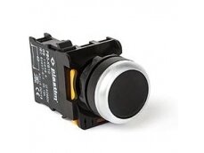 Mygtukas | 22mm | 1NO | juodas | PB0-AA21 Mygtukas | 22mm | 1NO | juodas | PB0-AA21