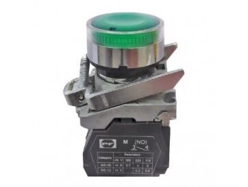Mygtukas | 22mm | 230V | 1NO | žalias | su LED pašvietimu | IP40 | Promfactor Baltic | FP PCPI gr 1NO | 4779040152432 Mygtukas | 22mm | 230V | 1NO | žalias | su LED pašvietimu | IP40 | Promfactor Baltic | FP PCPI gr 1NO | 4779040152432