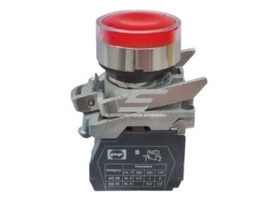 Mygtukas | 22mm | 230V | 1NC | raudonas | su LED pašvietimu | IP40 | Promfactor Baltic | FP PCPI r 1NC | 4779040157208 Mygtukas | 22mm | 230V | 1NC | raudonas | su LED pašvietimu | IP40 | Promfactor Baltic | FP PCPI r 1NC | 4779040157208