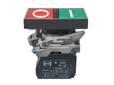 Mygtukas | Start-Stop | 22mm | 230V | 1NO+1NC | raudona-žalia | su LED pašvietimu | IP40 | Promfactor Baltic | FP PrecI LG 1NO+1NC | 4779040157925 Mygtukas | Start-Stop | 22mm | 230V | 1NO+1NC | raudona-žalia | su LED pašvietimu | IP40 | Promfactor Baltic | FP PrecI LG 1NO+1NC | 4779040157925