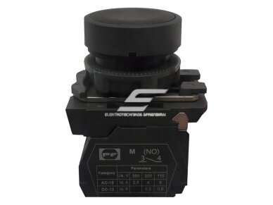 Mygtukas | 22 mm | 1NO | juodas | plastikinis | be pašvietimo | IP40 | be fiksacijos | Promfactor Baltic | FP PCP bl Pl Mygtukas | 22 mm | 1NO | juodas | plastikinis | be pašvietimo | IP40 | be fiksacijos | Promfactor Baltic | FP PCP bl Pl