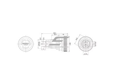 Mygtukas | 16mm | 220V | 1NO+1NC | LED (žalia) | IP65 | fiksuojamas | anoduotas aliuminis 1 Mygtukas | 16mm | 220V | 1NO+1NC | LED (žalia) | IP65 | fiksuojamas | anoduotas aliuminis 1