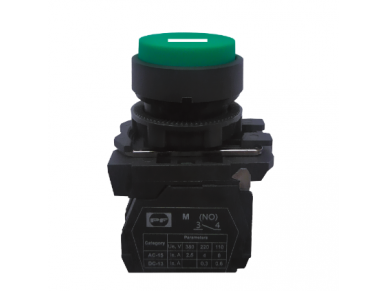 Mygtukas | START | 22mm | 1NO | žalias | plastikinis | IP40 | Promfactor Baltic | FP PCPB gr Start Pl | 4779040158403 Mygtukas | START | 22mm | 1NO | žalias | plastikinis | IP40 | Promfactor Baltic | FP PCPB gr Start Pl | 4779040158403