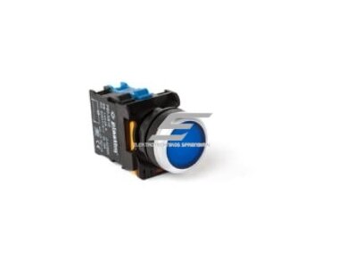 Mygtukas | 22mm | 24V | 1NO | mėlynas | su pašvietimu | PB0-AW36B5 Mygtukas | 22mm | 24V | 1NO | mėlynas | su pašvietimu | PB0-AW36B5