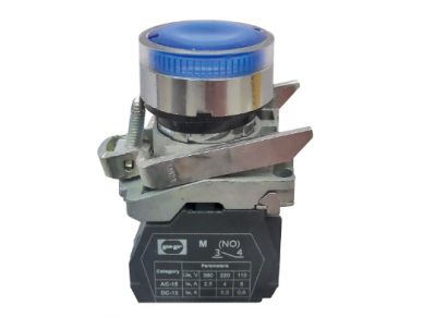 Mygtukas | 22mm | 24V | 1NO | mėlynas | su pašvietimu | IP40 | Promfactor Baltic | FP PCPI blue24 | 4779040158458 Mygtukas | 22mm | 24V | 1NO | mėlynas | su pašvietimu | IP40 | Promfactor Baltic | FP PCPI blue24 | 4779040158458