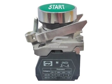 Mygtukas | START | 22 mm | 1NO | žalias | metalinis | be pašvietimo | IP40 | be fiksacijos | Promfactor Baltic | FP PCP gr Start Mygtukas | START | 22 mm | 1NO | žalias | metalinis | be pašvietimo | IP40 | be fiksacijos | Promfactor Baltic | FP PCP gr Start