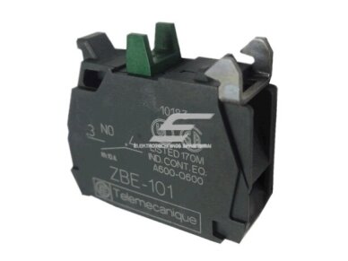 Papildomas vieno kontakto blokas mygtukui | 1NO | Harmony XB4/XB5 ZBE-101 Telemecanique Papildomas vieno kontakto blokas mygtukui | 1NO | Harmony XB4/XB5 ZBE-101 Telemecanique