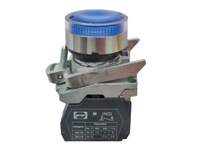 Mygtukas | 22mm | 24V | 1NO | mėlynas | su pašvietimu | IP40 | Promfactor Baltic | FP PCPI blue24 | 4779040158458 Mygtukas | 22mm | 24V | 1NO | mėlynas | su pašvietimu | IP40 | Promfactor Baltic | FP PCPI blue24 | 4779040158458