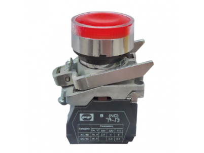 Mygtukas | 22mm | 110V | 1NC | raudonas | su LED pašvietimu | IP40 | Promfactor Baltic | FP PCPI r24 | 4779040158311