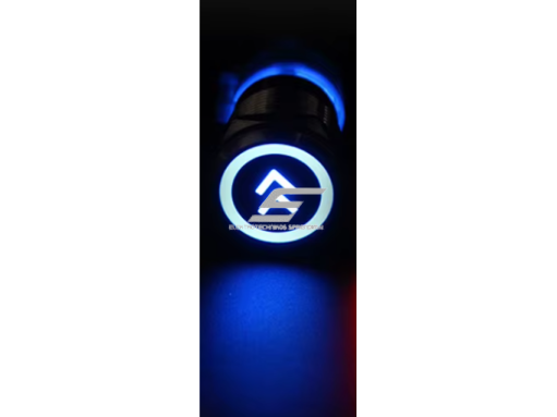 Mygtukas | 22mm | 230V | 1NO | mėlynas | su LED pašvietimu | su dvigubos rodyklės simboliu | IP65 1