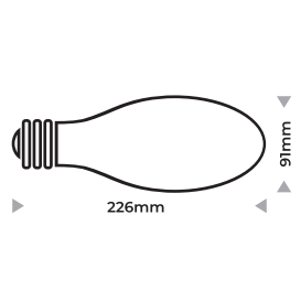 Lampa sodowa E40 | 250W | 2000K | 30900lm | Thorgeon 1 Lampa sodowa E40 | 250W | 2000K | 30900lm | Thorgeon 1