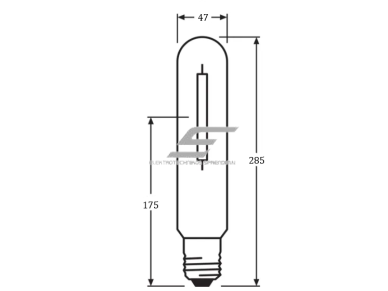 Natrio lempa E40 | 400W | 100V | 2000K | 54800lm | Osram 2 Natrio lempa E40 | 400W | 100V | 2000K | 54800lm | Osram 2