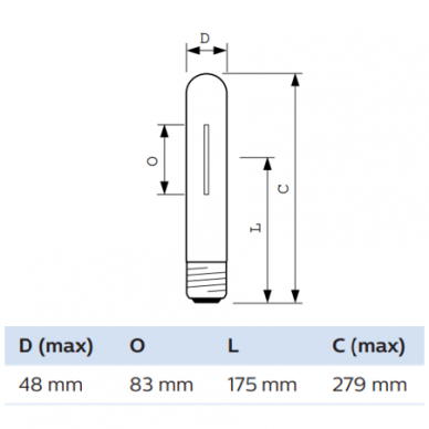 Sodium lamp E40 | 400W | 105V | 2000K | 56000lm | MASTER SON-T PIA Philips 2