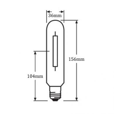 Sodium lamp E27 | 70W | 2000K | 6600lm | Osram 2