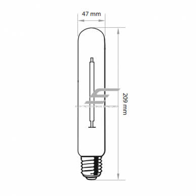 Sodium lamp E40 | 150W | 100V | 2000K | 16500lm | Thorgeon 1