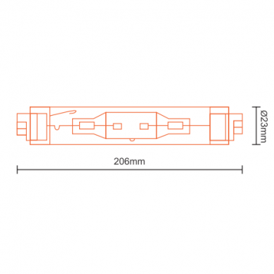 Naatriumlamp FC2 | 400W | 2000K | 49000lm | Thorgeon 2 Naatriumlamp FC2 | 400W | 2000K | 49000lm | Thorgeon 2