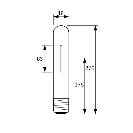 Sodium lamp E40 | 400W | 105V | 2000K | 55900lm | Philips 1 Sodium lamp E40 | 400W | 105V | 2000K | 55900lm | Philips 1