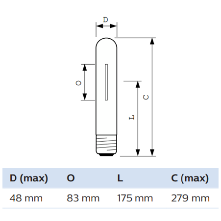 Sodium lamp E40 | 400W | 105V | 2000K | 56000lm | MASTER SON-T PIA Philips 2 Sodium lamp E40 | 400W | 105V | 2000K | 56000lm | MASTER SON-T PIA Philips 2