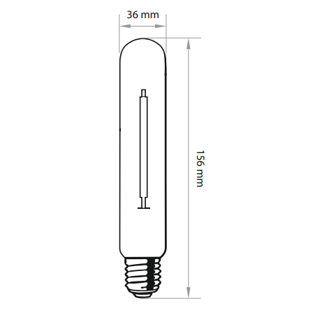 Sodium lamp E27 | 70W | 90V | 2000K | 6300lm | Thorgeon 1