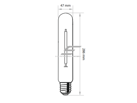Natrio lempa E40 | 400W | 100V | 2000K | 50000lm | Thorgeon 1