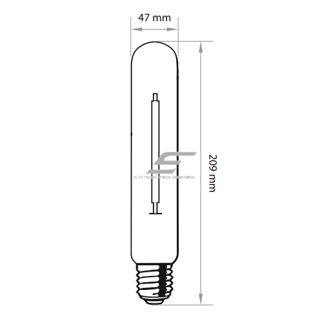 Sodium lamp E40 | 100W | 100V | 2000K | 9500lm | Thorgeon 1