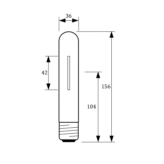 Sodium lamp E27 | 70W | 92V | 2000K | 6600lm | Philips 1