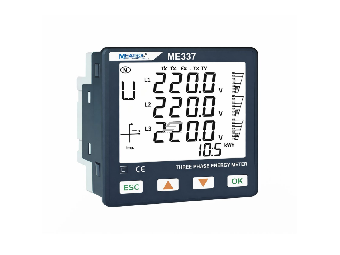 Panelinis | skaitmeninis Rogowskio galios analizatorius | įtampos ir srovės matavimas | 220 V AC | CT 1A/5A įėjimas | 6 tarifai | MODBUS RS485 | ME337CD2 Panelinis | skaitmeninis Rogowskio galios analizatorius | įtampos ir srovės matavimas | 220 V AC | CT 1A/5A įėjimas | 6 tarifai | MODBUS RS485 | ME337CD2
