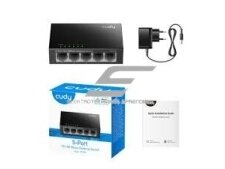 Nevaldomas Ethernet komutatorius 5 portai | 1Gbps | 0.744Mpps | 10/100Mbps | Plug & Play | CUDY FS105 1 Nevaldomas Ethernet komutatorius 5 portai | 1Gbps | 0.744Mpps | 10/100Mbps | Plug & Play | CUDY FS105 1