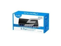 Nevaldomas Gigabit komutatorius 8 portai  | plastikinis | 16Gbps | 11.9Mpps | 10/100/1000 Mbps | Plug & Play | SWITCH CUDY GS108D 2
