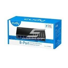 Haldamata Gigabit kommutaator | 8 porti | plastist | 16 Gbps | 11.9 Mpps | 10/100/1000 Mbps | Plug & Play | SWITCH CUDY GS108D 2 Haldamata Gigabit kommutaator | 8 porti | plastist | 16 Gbps | 11.9 Mpps | 10/100/1000 Mbps | Plug & Play | SWITCH CUDY GS108D 2