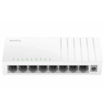Неконтролируемый коммутатор Gigabit Ethernet 8 портов | 1.6 Гбит/с | 1.1904 Mpps | 10/100 Мбит/с | SWITCH CUDY FS108D Неконтролируемый коммутатор Gigabit Ethernet 8 портов | 1.6 Гбит/с | 1.1904 Mpps | 10/100 Мбит/с | SWITCH CUDY FS108D
