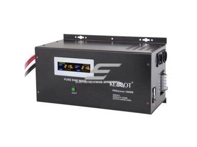 Nepertraukiamo maitinimo šaltinis | 1600W | 12V/230VAC | sinusas | stacionarus | juodas | KEMOT | URZ3411