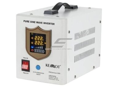 Nepertraukiamo maitinimo šaltinis | 300W | 12V/230VAC | sinusas | nešiojamas | baltas | KEMOT | URZ3404