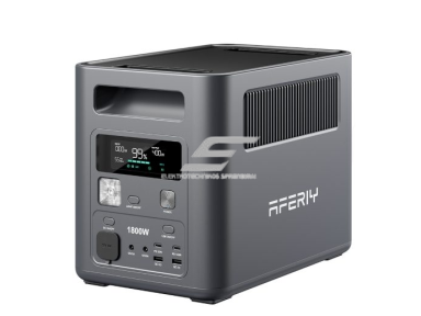 Nešiojamas rezervinis elektros energijos šaltinis | 1800W | 1024Wh | LiFePO4 | gryna sinusinė banga | APP valdymas | saulės įkrovimas