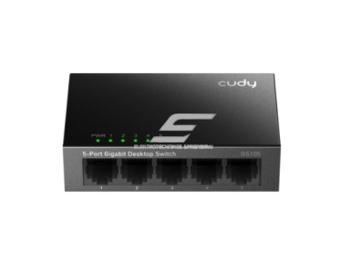 Gigabit Ethernet komutatorius 5 portai | laidinio tinklo išplėtimas | 10Gbps | 7.44Mpps | 1000Mbps | Plug & Play | nekonfiguruojamas | SWITCH CUDY GS105 Gigabit Ethernet komutatorius 5 portai | laidinio tinklo išplėtimas | 10Gbps | 7.44Mpps | 1000Mbps | Plug & Play | nekonfiguruojamas | SWITCH CUDY GS105