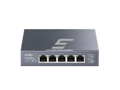 Komutatorius 5 portai | 25Gbps | 18.6Mpps | 10/1000/2500Mbps | pramoninis | SWITCH CUDY HS105 Komutatorius 5 portai | 25Gbps | 18.6Mpps | 10/1000/2500Mbps | pramoninis | SWITCH CUDY HS105