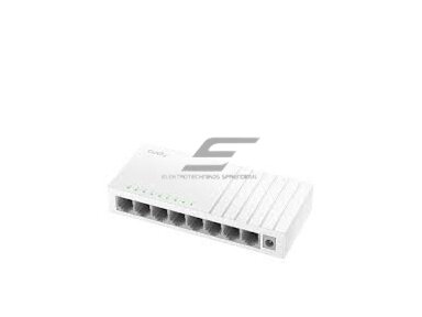 Nevaldomas Gigabit Ethernet komutatorius 8 portai | 1.6Gbps | 1.1904Mpps | 10/100Mbps | SWITCH CUDY FS108D Nevaldomas Gigabit Ethernet komutatorius 8 portai | 1.6Gbps | 1.1904Mpps | 10/100Mbps | SWITCH CUDY FS108D