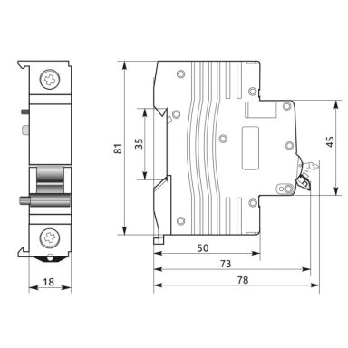 Modular independent shunt release | right | 6A | 24V | DIN | EVO FSR3 Promfactor Baltic F/SR024R Modular independent shunt release | right | 6A | 24V | DIN | EVO FSR3 Promfactor Baltic F/SR024R