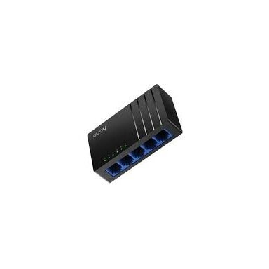 Neuzraudzīts Gigabit Ethernet komutators 5 porti | līdz 10Gbps | 7.44Mpps | 10/100/1000 Mbps | Plug & Play | SLĒDZIS CUDY GS105D Neuzraudzīts Gigabit Ethernet komutators 5 porti | līdz 10Gbps | 7.44Mpps | 10/100/1000 Mbps | Plug & Play | SLĒDZIS CUDY GS105D
