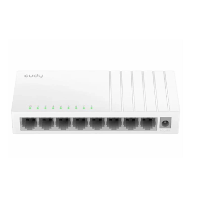 Ne pārvaldāms Gigabit Ethernet komutators 8 porti | 1.6 Gbps | 1.1904 Mpps | 10/100 Mbps | SWITCH CUDY FS108D Ne pārvaldāms Gigabit Ethernet komutators 8 porti | 1.6 Gbps | 1.1904 Mpps | 10/100 Mbps | SWITCH CUDY FS108D