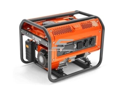 Benzininis generatorius | rezervinis elektros energijos maitinimo šaltinis | 2,8-3kW | 230VAC | vienfazis | 14l | AVR | Husqvarna | G3200P